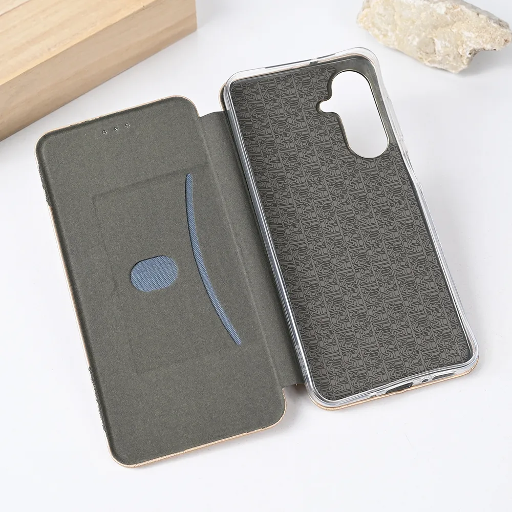 Maska Teracell Flip Cover za Samsung A266B Galaxy A26 5G zlatna
