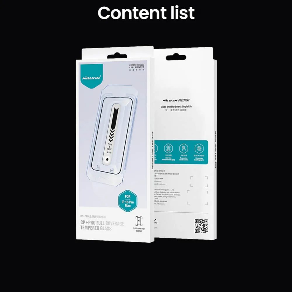 Zastitno staklo Zastitno staklo Nillkin CP+ Pro za iPhone 16 Pro Max 6.9 crni