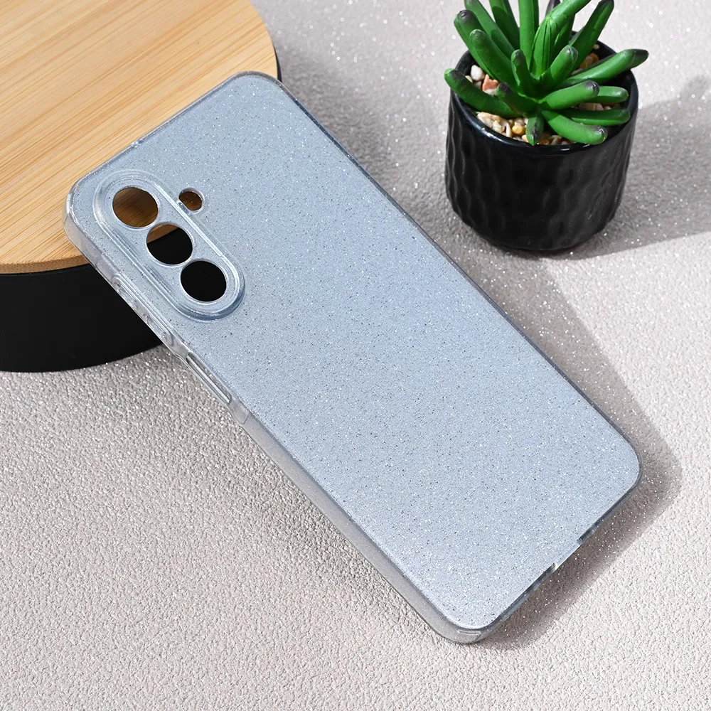 Maska Sparkle Dust za Samsung A266B Galaxy A26 5G srebrna