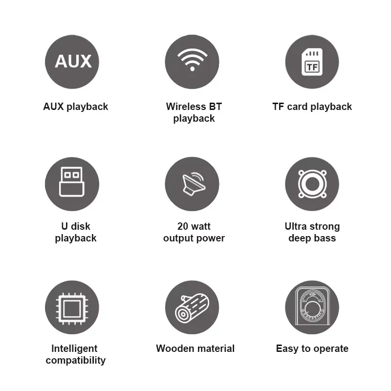 Bluetooth zvucnik Kisonli G103 crni