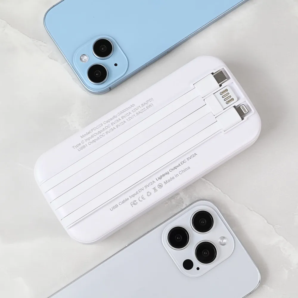 Power bank prenosiva baterija Oxpower PDC23 20000mAh bela