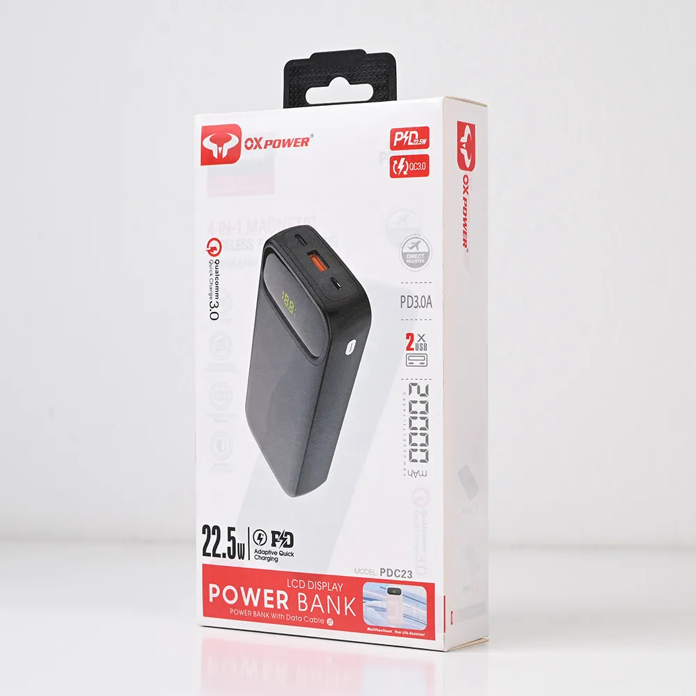 Power bank prenosiva baterija Oxpower PDC23 20000mAh bela