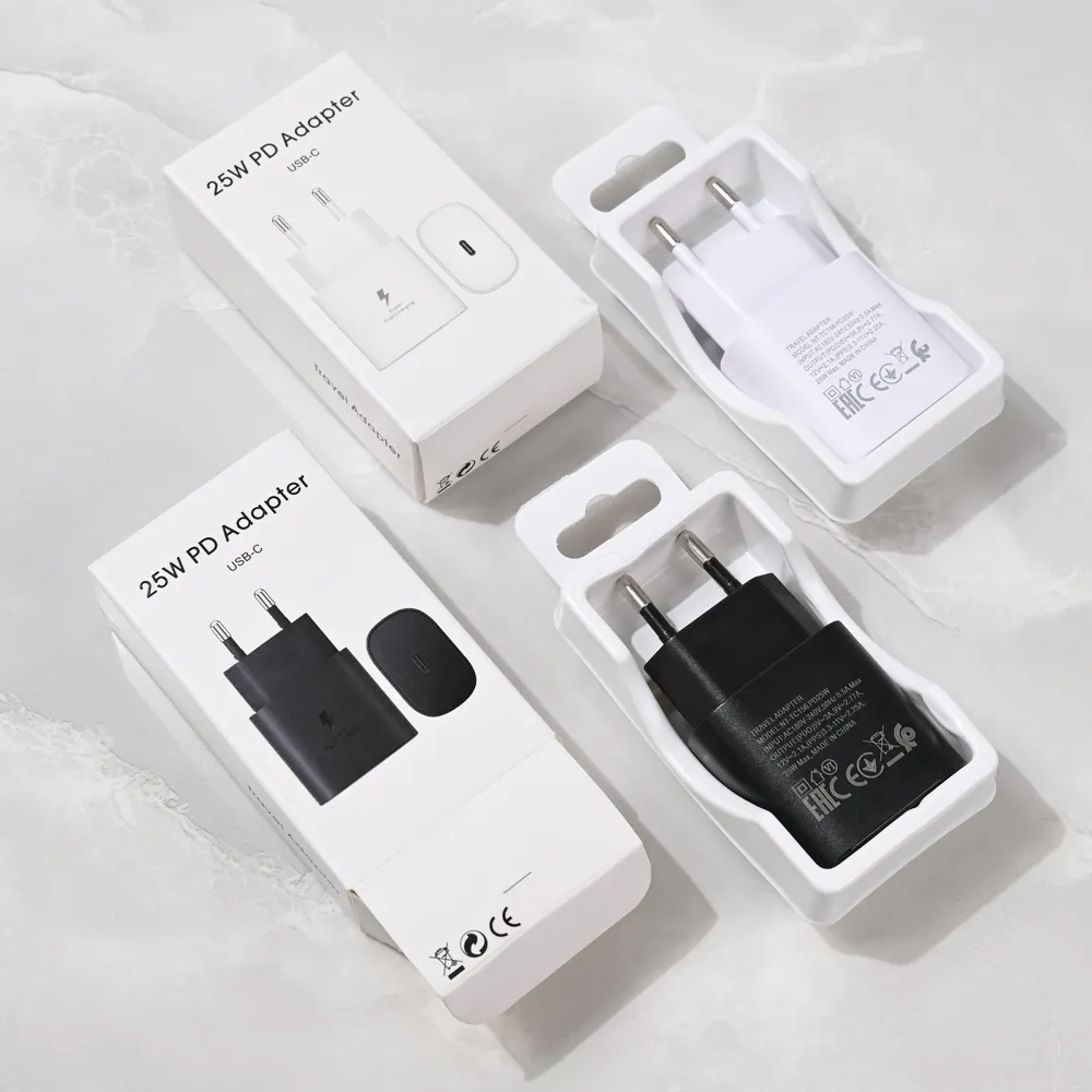 Kucni punjac PD Fast charger 25W za Samsung CE crni