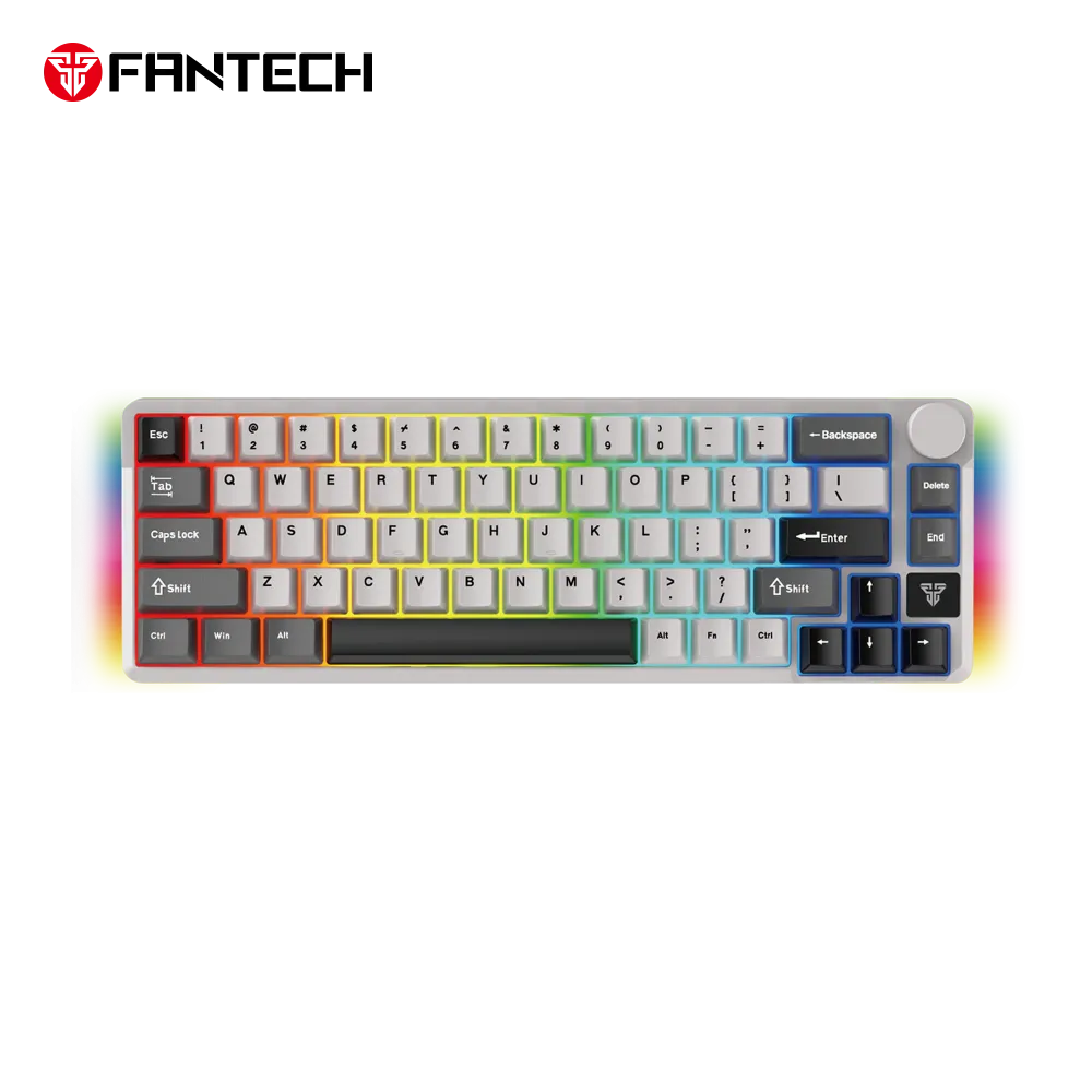 Tastatura Mehanicka Gaming Fantech MK919 Atom PRO66 siva (Blue switch)