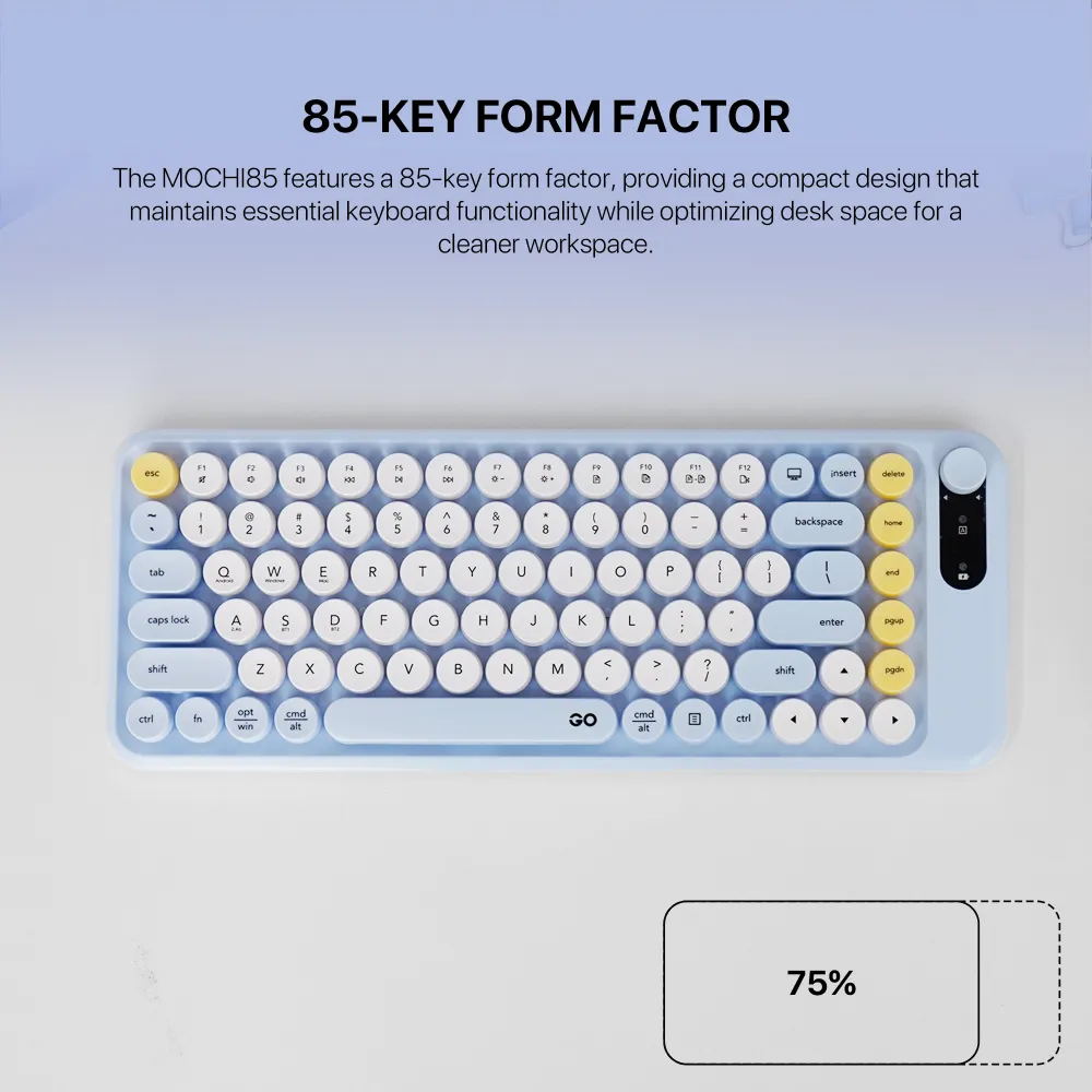Combo mis tastatura wireless Fantech WK-898 GO mochi85 pink