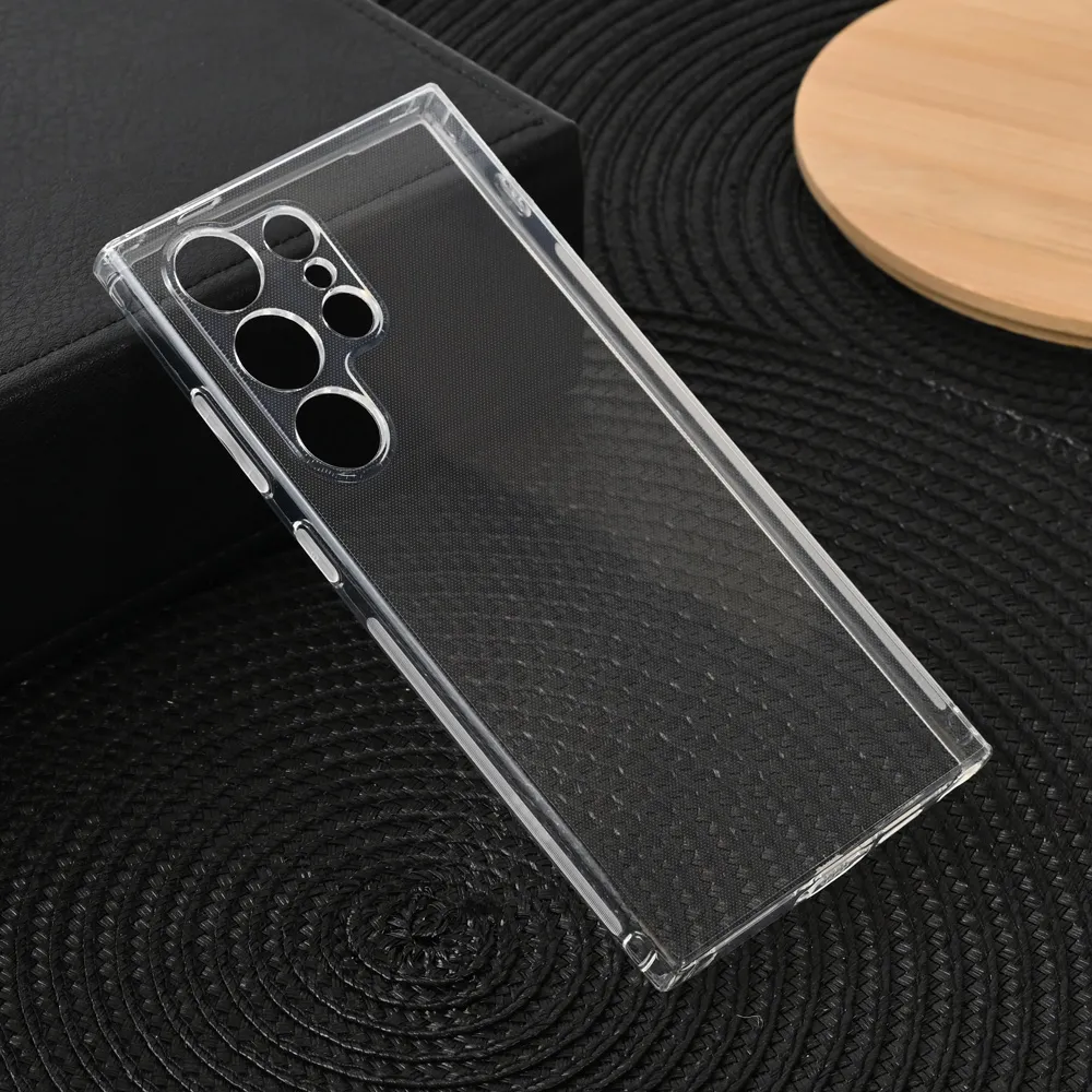 Maska silikonska Ultra Thin with pluggy za Samsung S928B Galaxy S24 Ultra transparent