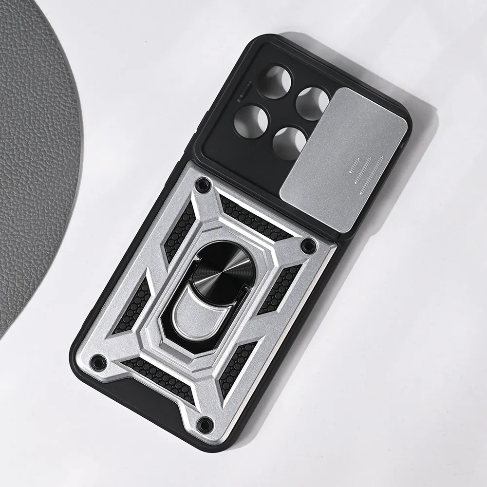 Maska Hard Shield za Honor X8c srebrna