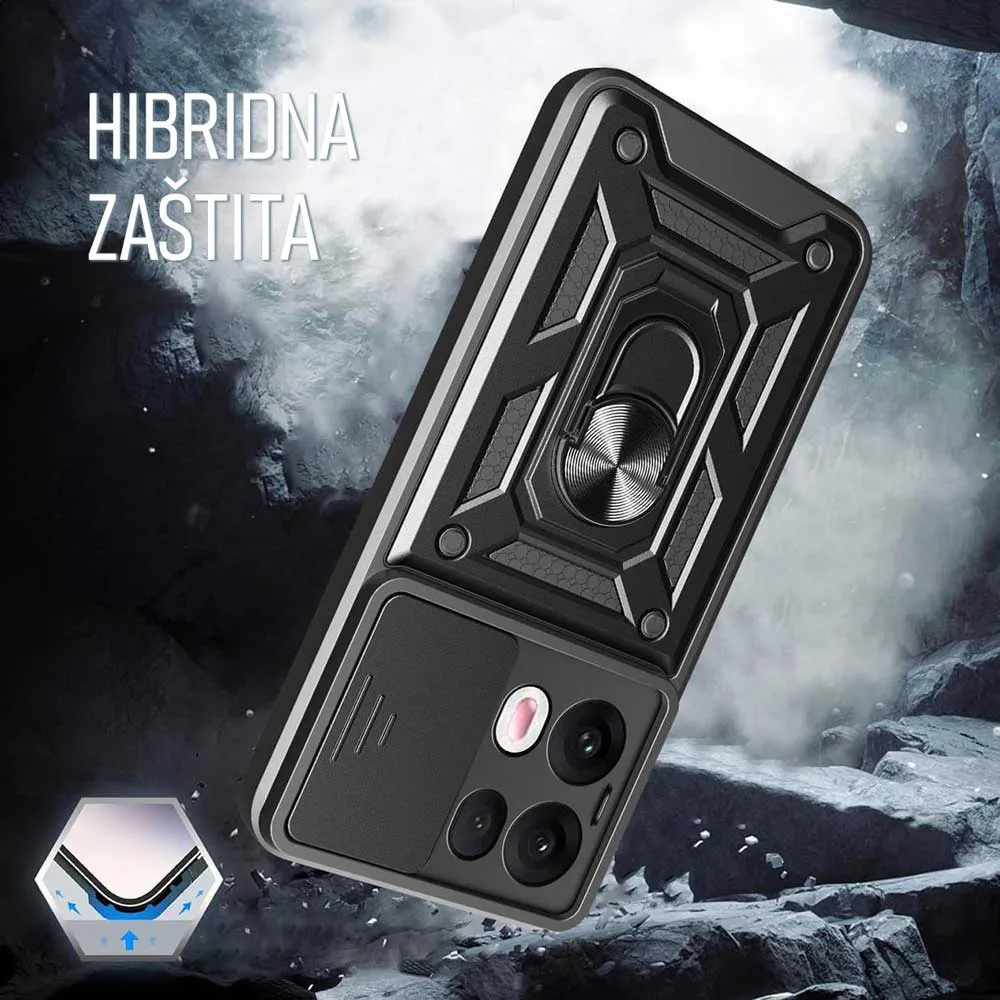 Maska Hard Shield za Honor X8c tamno zelena