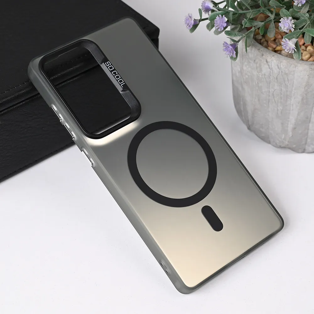 Maska Magsafe Clear za Samsung Galaxy S25 Ultra crna