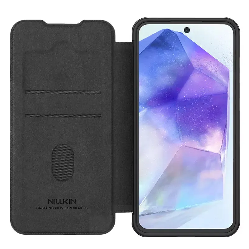 Maska Nillkin Qin Pro za Samsung A566B Galaxy A56 5G crna