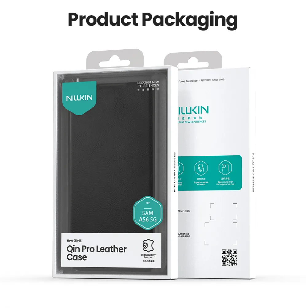 Maska Nillkin Qin Pro za Samsung A566B Galaxy A56 5G crna