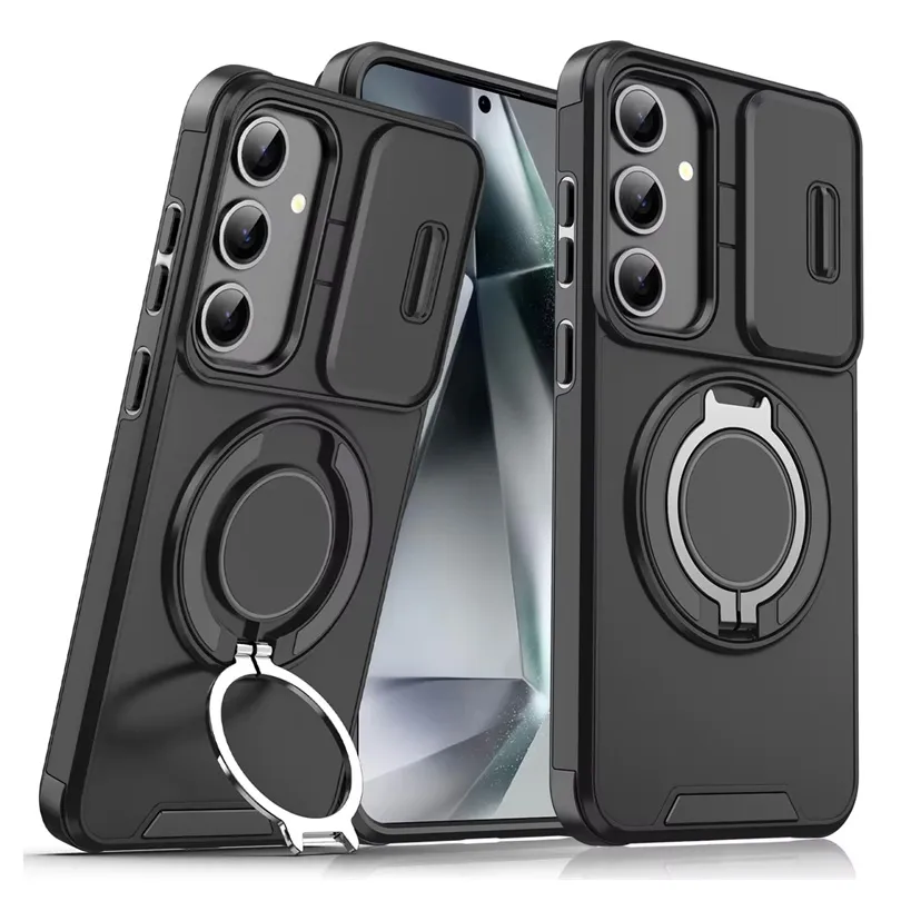 Maska CamShield Ring stand za Samsung A366B/A566B Galaxy A36/A56 5G crna