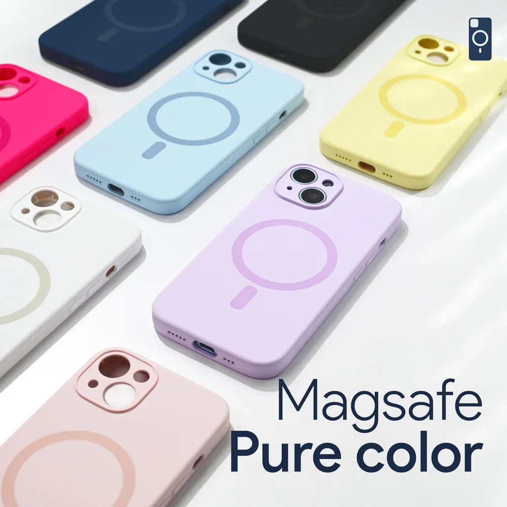 Maska Magsafe Pure color za iPhone 16 Pro 6.3 tamno pink