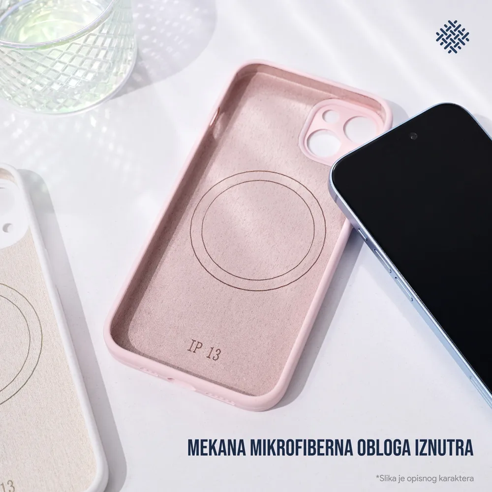 Maska Magsafe Pure color za iPhone 16 Pro 6.3 tamno pink