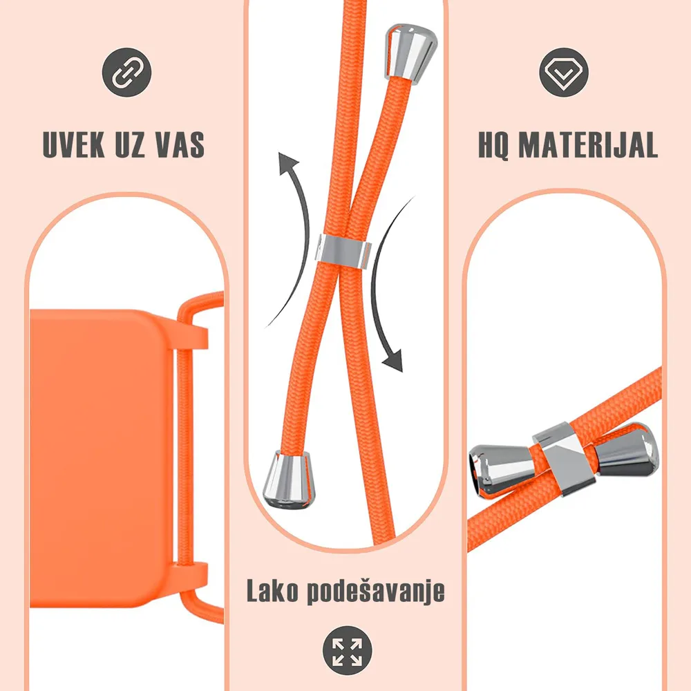 Maska Crossbody za Samsung A366B Galaxy A36 crna