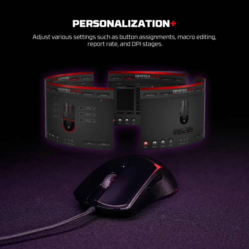 Mis Gaming Fantech VX7V2 Crypto II crni