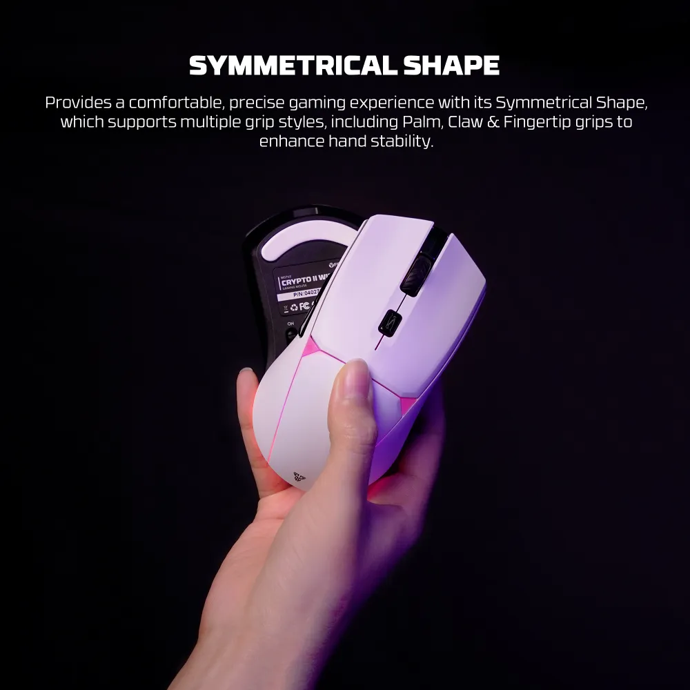 Mis Wireless Gaming Fantech WG7V2 Crypto II crni
