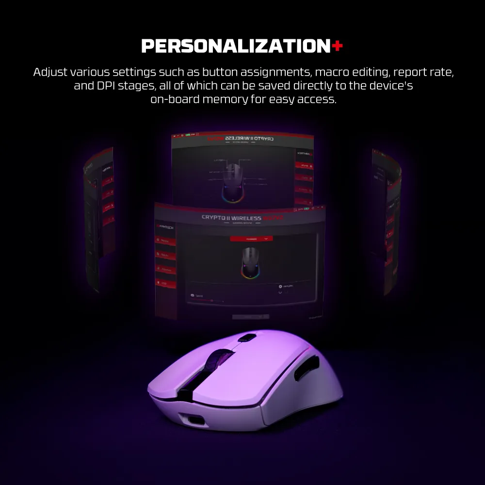 Mis Wireless Gaming Fantech WG7V2 Crypto II crni