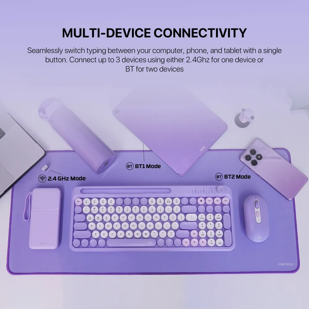 Combo mis tastatura wireless Fantech WK-899 GO mochi101 plava