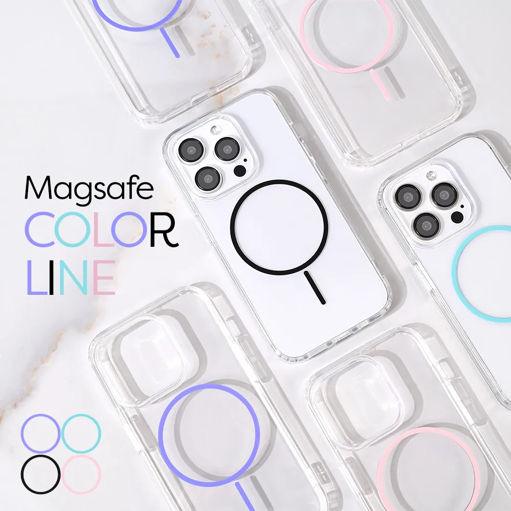 Maska Magsafe Color Line za iPhone 15 Pro 6.1 crna