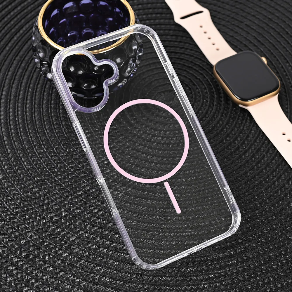 Maska Magsafe Color Line za iPhone 16 6.1 roze