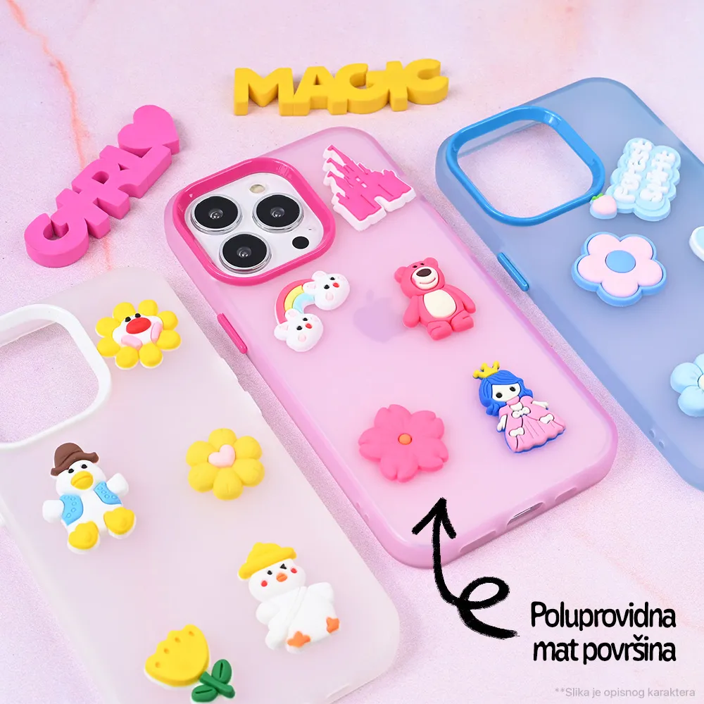 Maska Cute za iPhone 13 Pro 6.1 pink