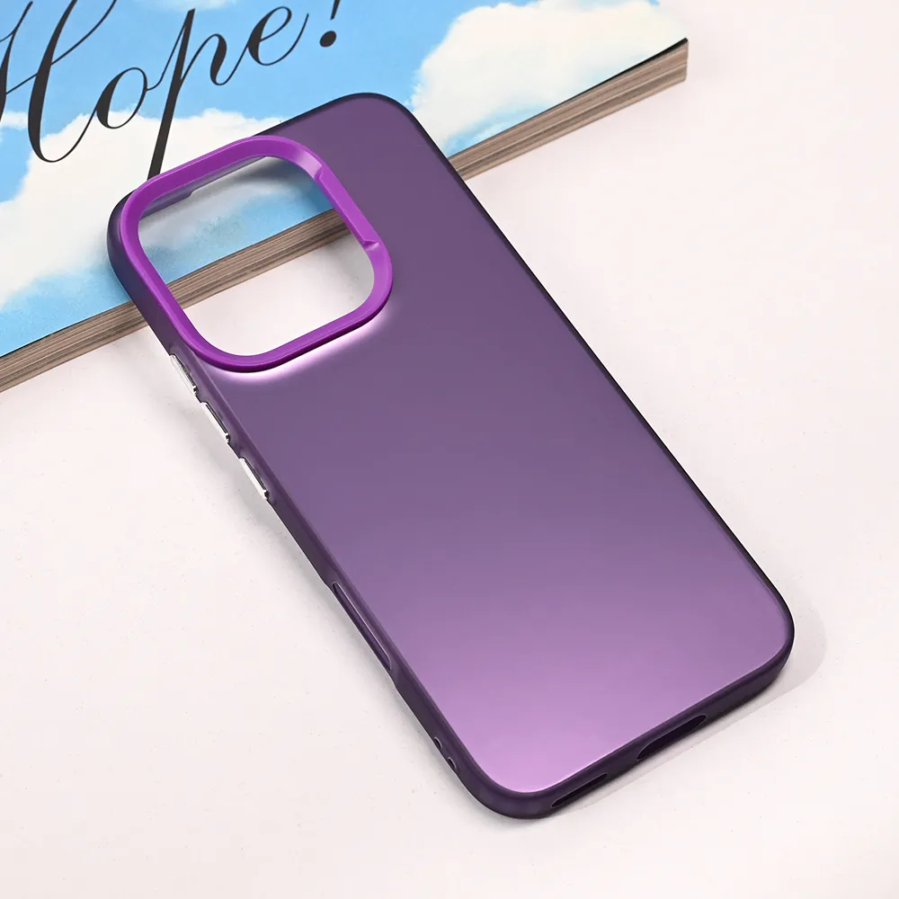 Maska Clear za Honor 400 Lite ljubicasta