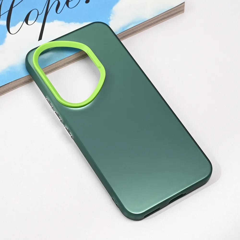 Maska Clear za Honor 400 Pro zelena