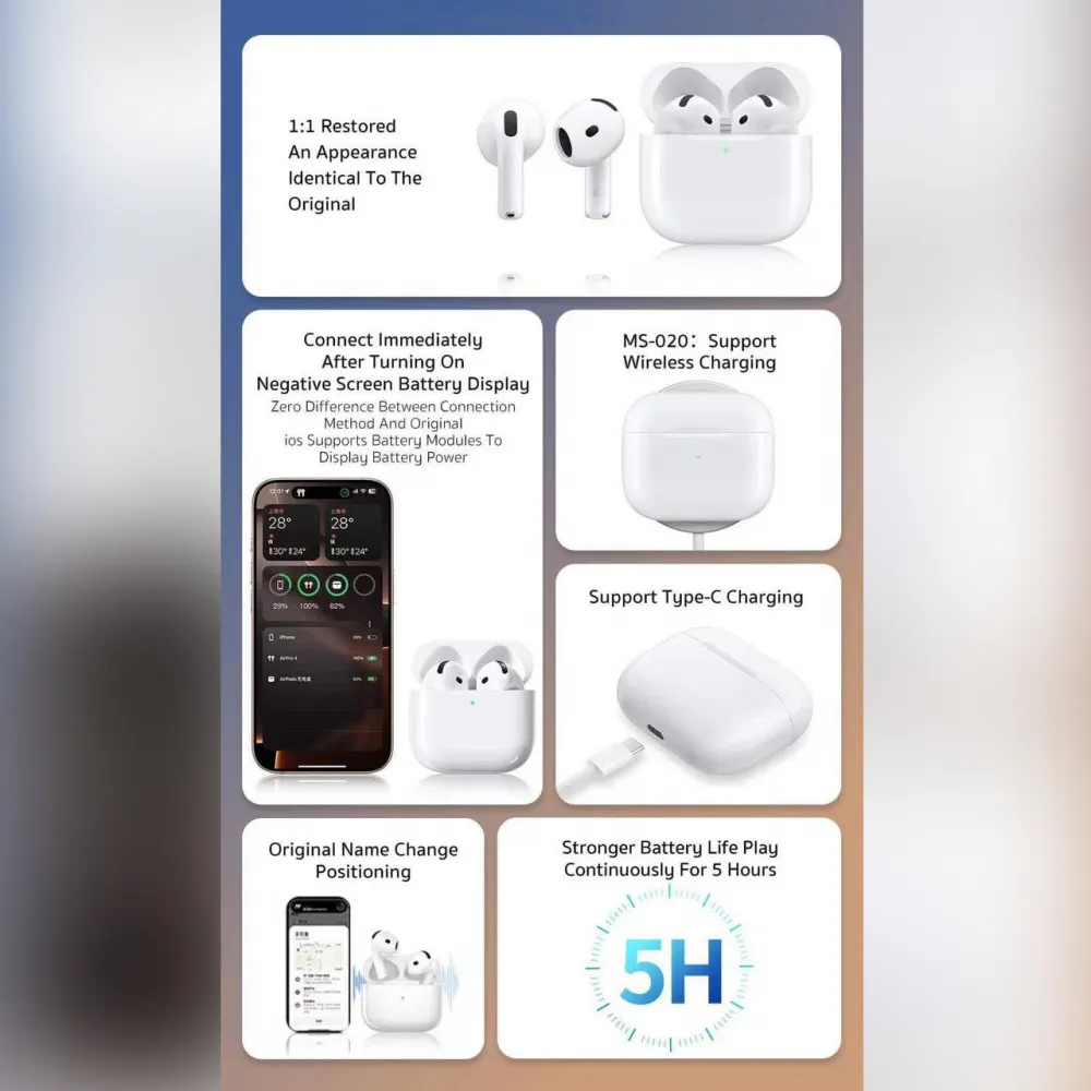 Bluetooth slusalice Coteci MS-020 bele
