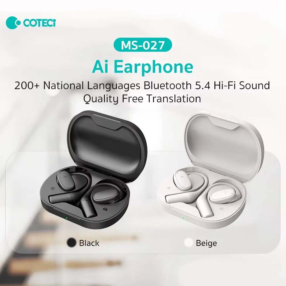 Bluetooth slusalice Coteci MS-027 sa AI prevodiocem bez