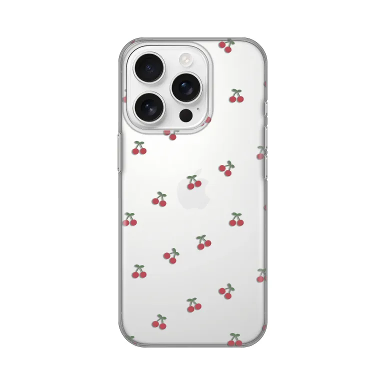 Maska Silikonska Print Skin za iPhone 16 Pro 6.3 Little Cherry