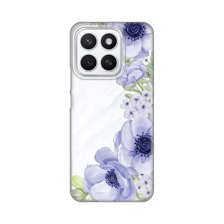 Maska Silikonska Print Skin za Honor X8c Blue Roses