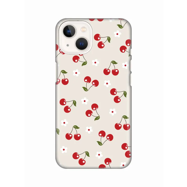 Maska Silikonska Print za iPhone 13 6.1 Cherry and Flowers