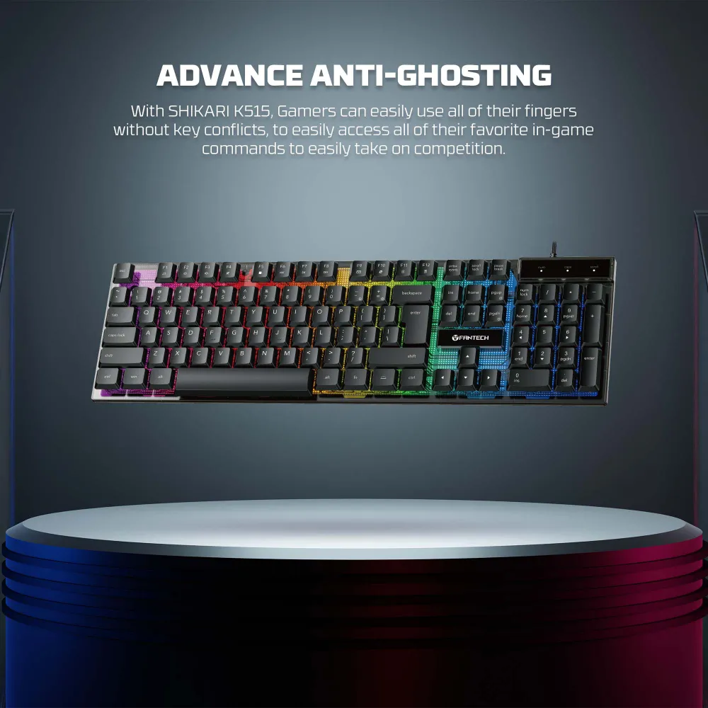 Tastatura Gaming Fantech K515S Shikari S crna