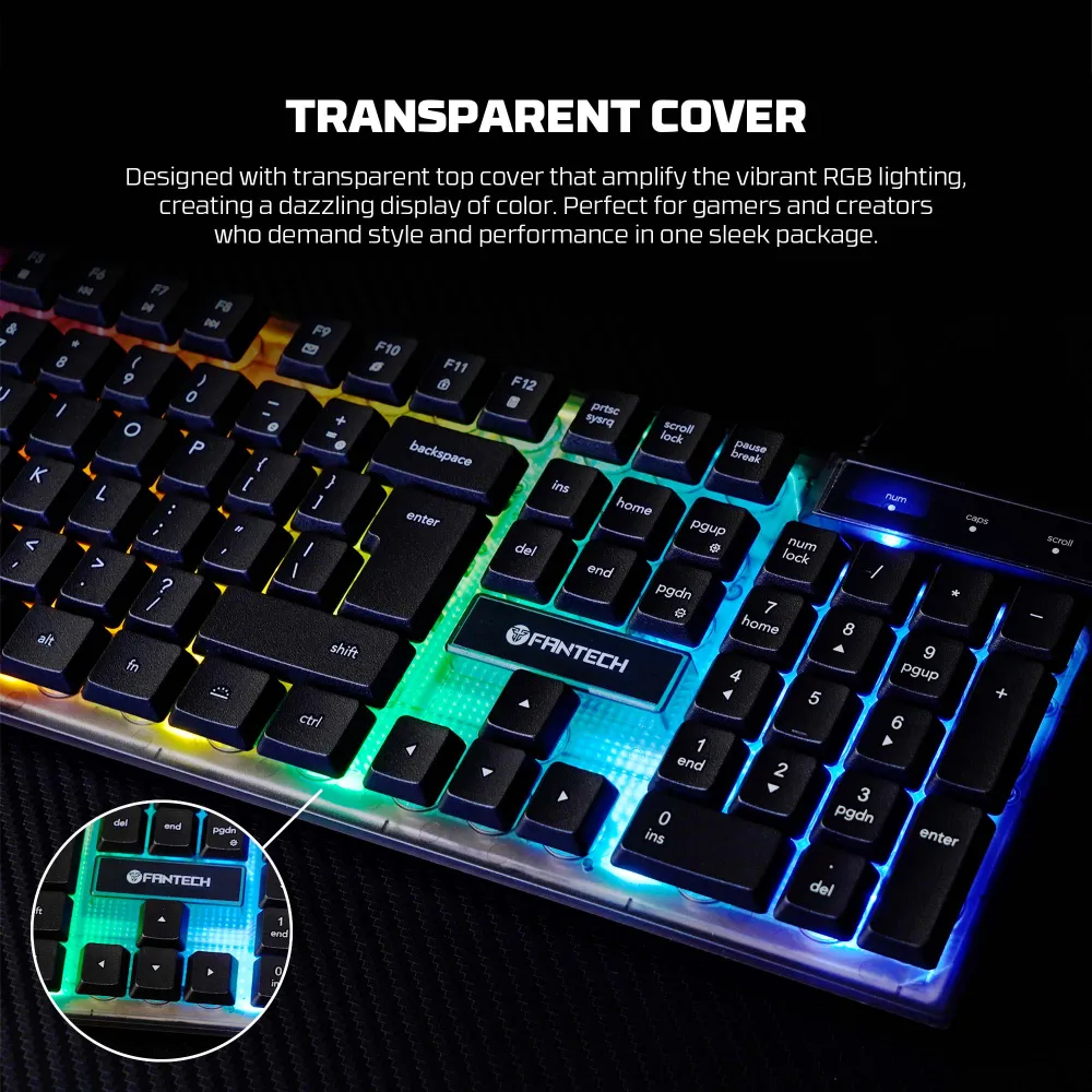 Tastatura Gaming Fantech K515S Shikari S crna