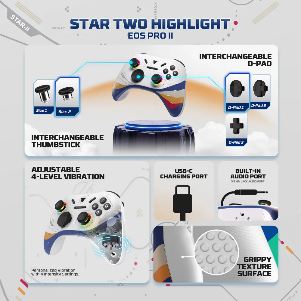 Joypad wireless Fantech WGP15V2S EOS PRO II S Start Two multiplatform RGB beli