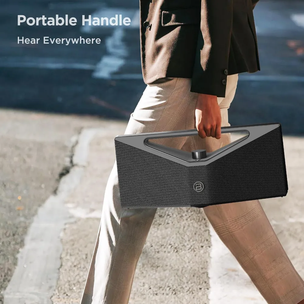 Bluetooth zvucnik BUGANi Brief Pro BS12303 crno-zlatni
