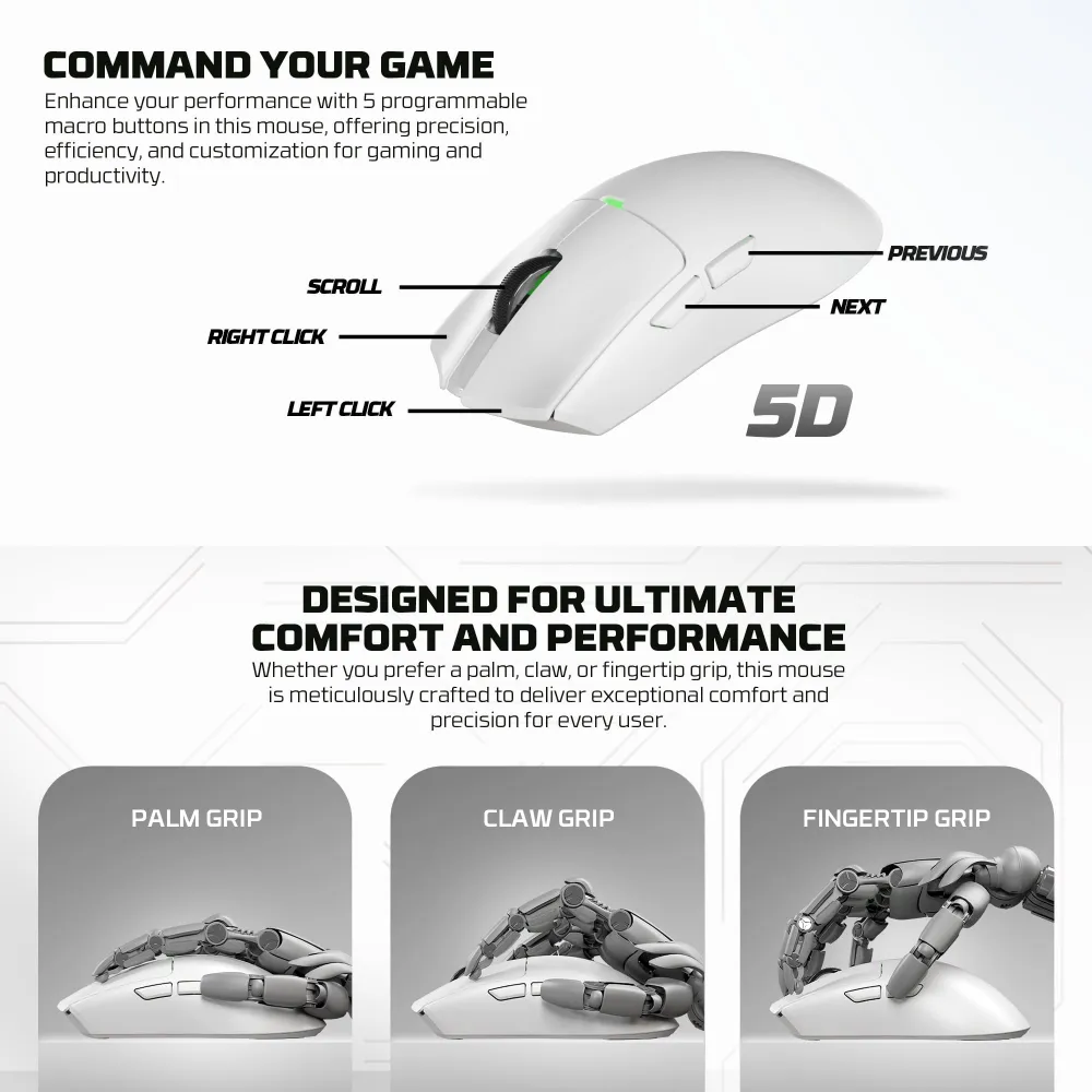 Mis Wireless Gaming Fantech WG13E Tanto E crni