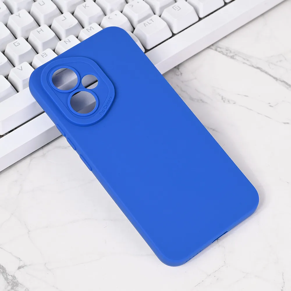 Maska Silikon Pro Camera za Honor 400 plava