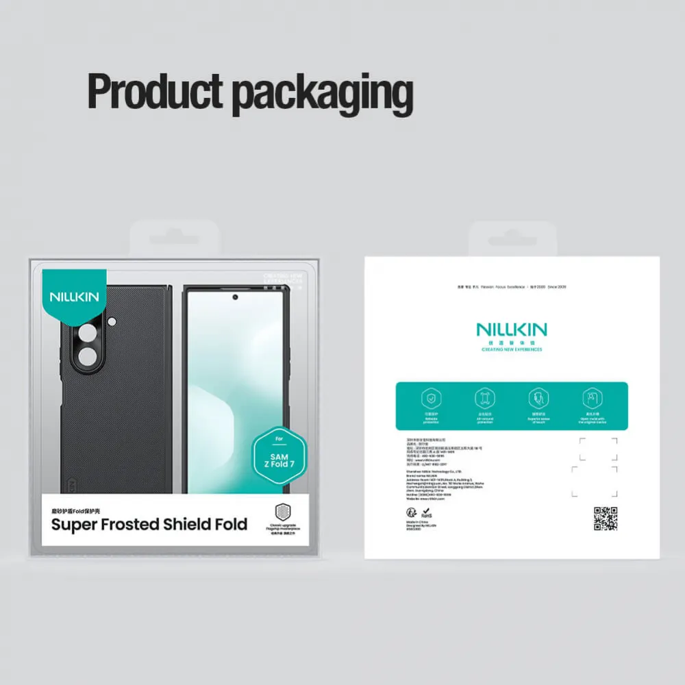 Maska Nillkin Scrub Fold za Samsung F966B Galaxy Z Fold 7 crna