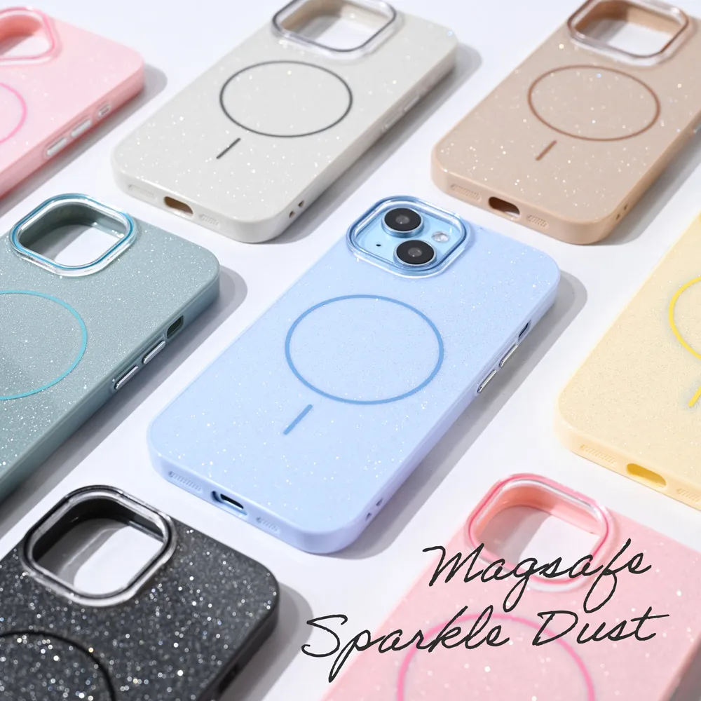 Maska Magsafe Sparkle Dust za iPhone 17 Pro 6.3 roze
