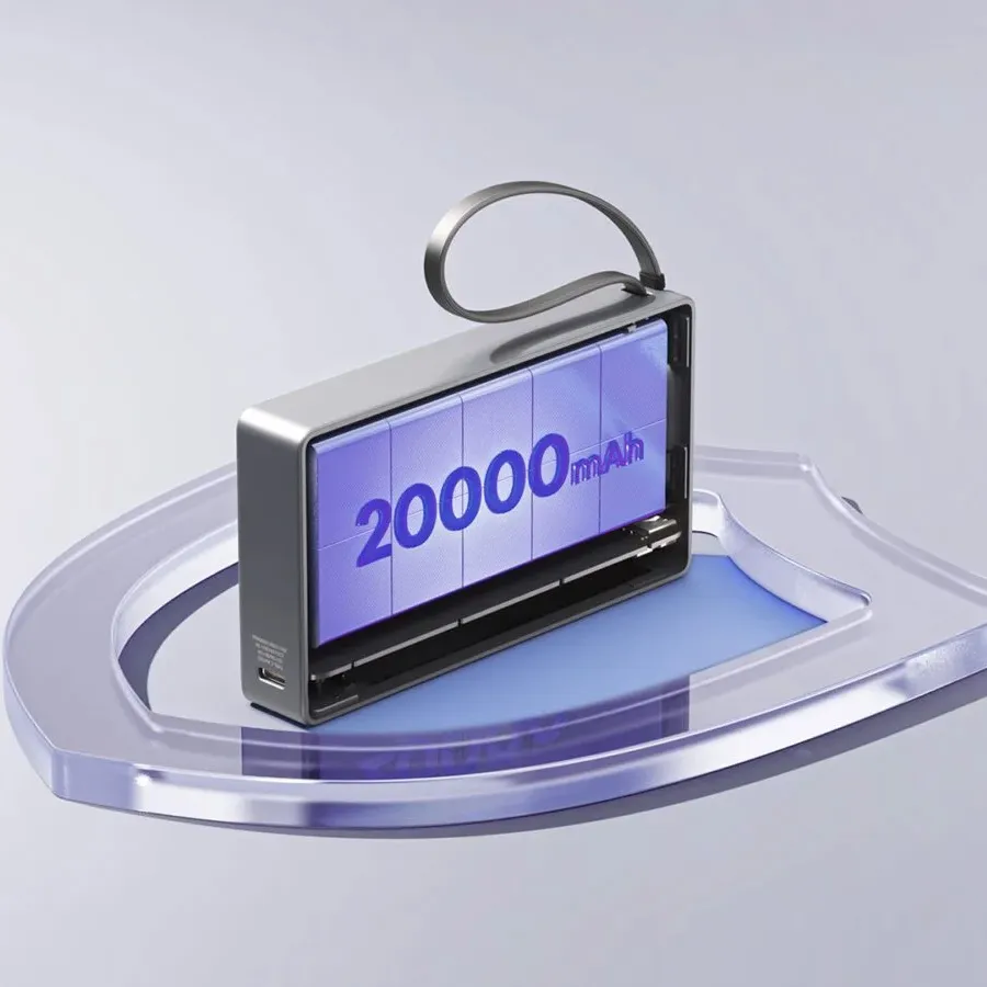 Power bank prenosiva baterija REMAX Wingle Series RPP-87 65W+22.5W Fast Charging 20000 mAh crni