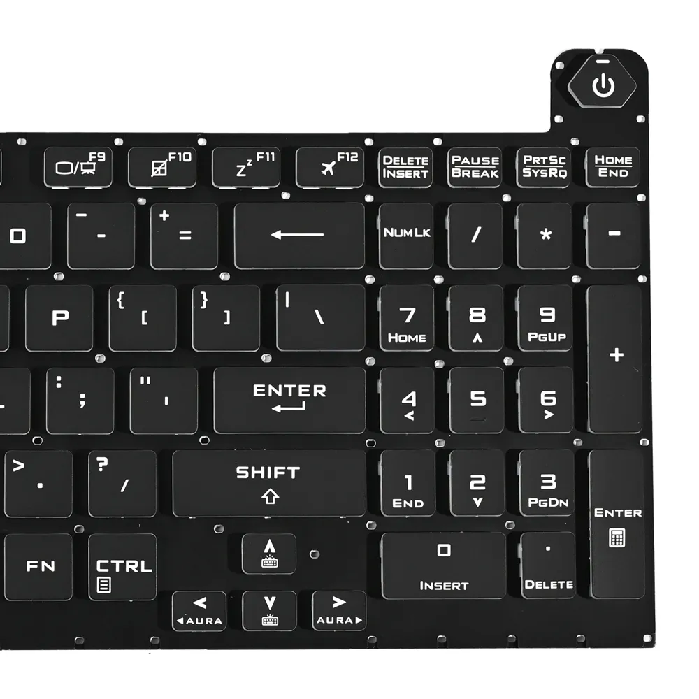 Tastatura za laptop Asus TUF Gaming FX506 FA506 FX706 FA706 veliki enter pozadinsko osvetljenje