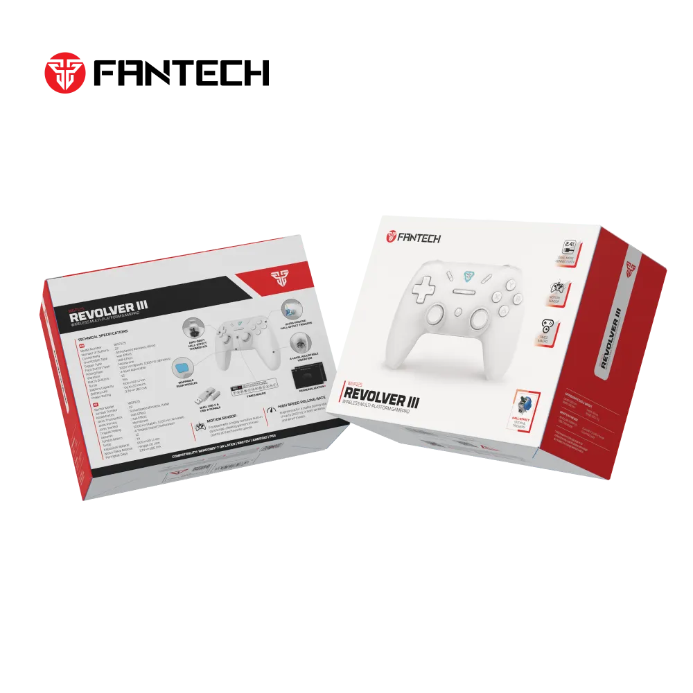 Joypad wireless Fantech WGP12S Revolver III beli