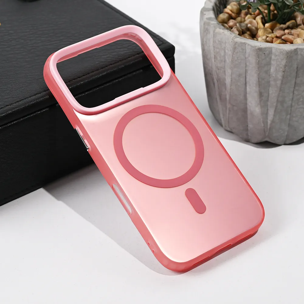 Maska Magsafe Clear za iPhone 17 Pro 6.3 roze