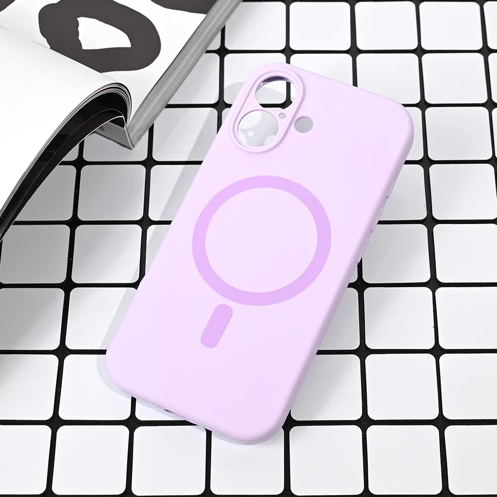 Maska Magsafe Pure color za iPhone 17 6.3 lila