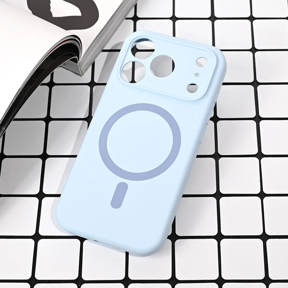 Maska Magsafe Pure color za iPhone 17 Pro 6.3 svetlo plava