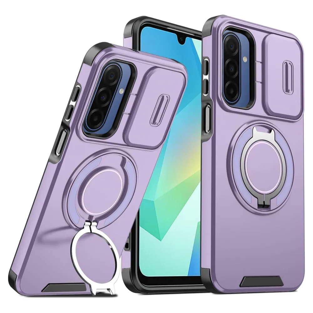 Maska CamShield Ring stand za Samsung A175F Galaxy A17 ljubicasta