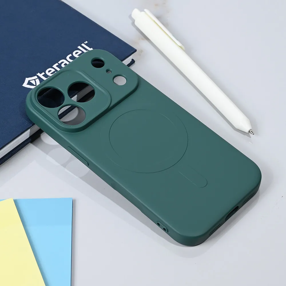 Maska Teracell Giulietta Magsafe za iPhone 17 Pro 6.3 tamno zelena