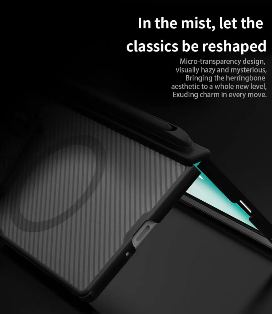 Maska Nillkin CamShield Prop Magnetic za Samsung F966B Galaxy Z Fold 7 crna (with pen)